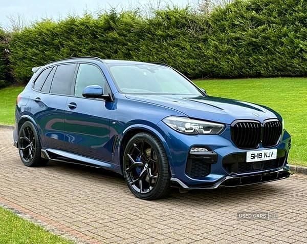 Blue Used 2019 BMW X5 M Sport SUV | £34,750 (Good price) - Image 1/4