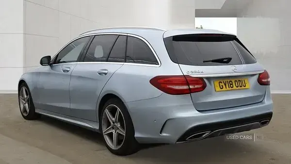 Used Mercedes C220 AMG line 2018 Silver Estate