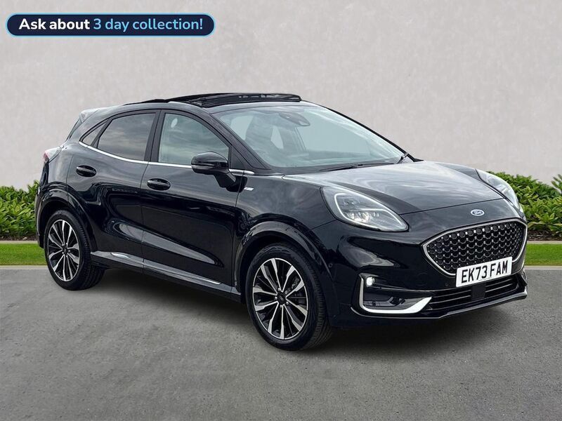 Black Used 2023 Ford Puma ST-Line SUV | £19,999 (A bit pricey) - Image 1/4