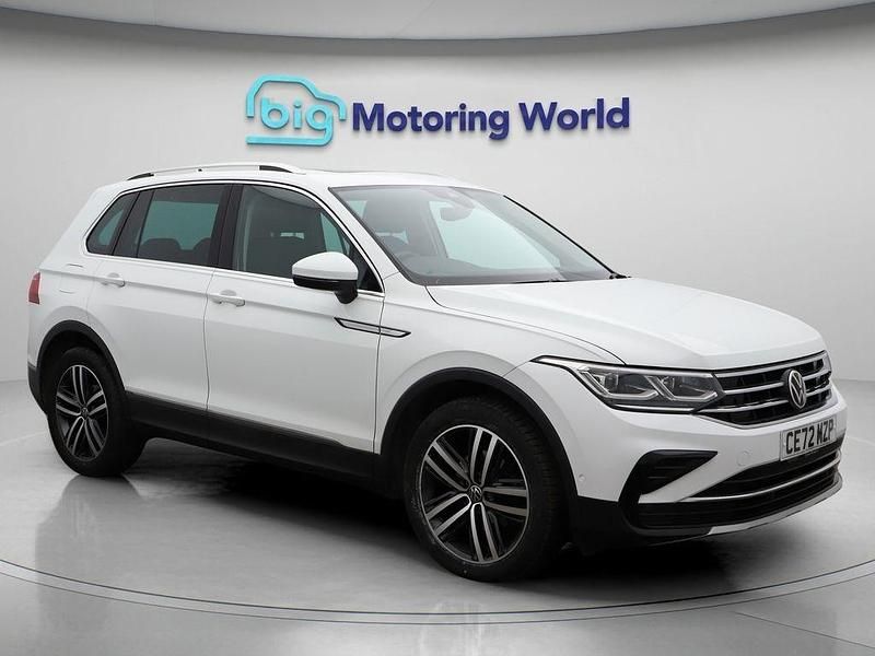 White Used 2022 VW Tiguan Elegance SUV | £24,100 (Good price) - Image 1/4