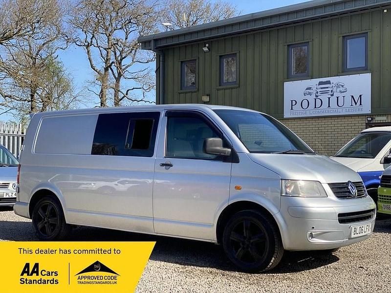 Used VW Transporter R 130 HP (95 kW) 2006 Silver Van