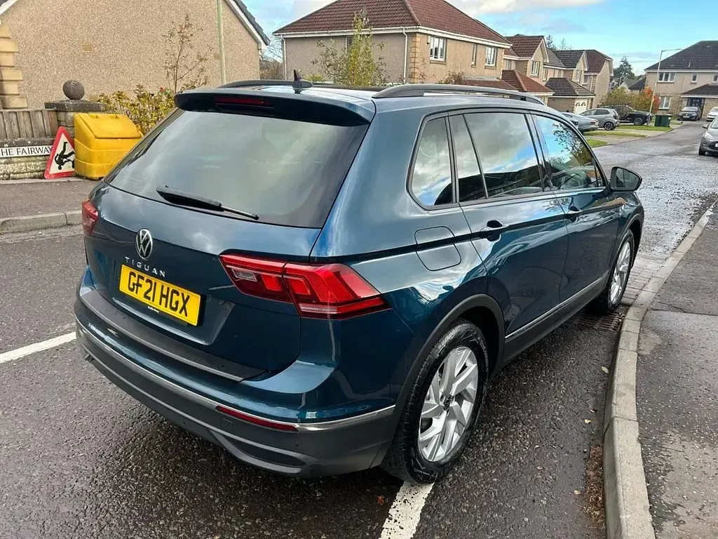 Used VW Tiguan S 150 HP (110 kW) 2021 Blue SUV