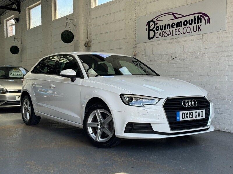 White Used 2019 Audi A3 Sportback Design Hatchback | £14,250 (Good price) - Image 1/2
