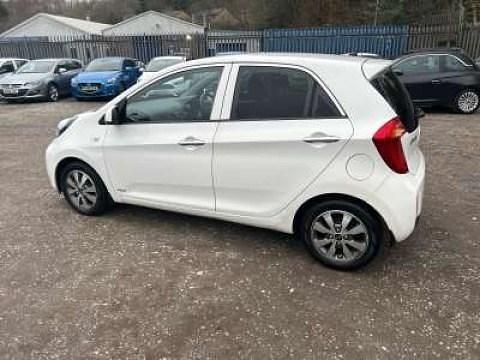 Used Kia Picanto 65 HP (47 kW) 2015 White Hatchback