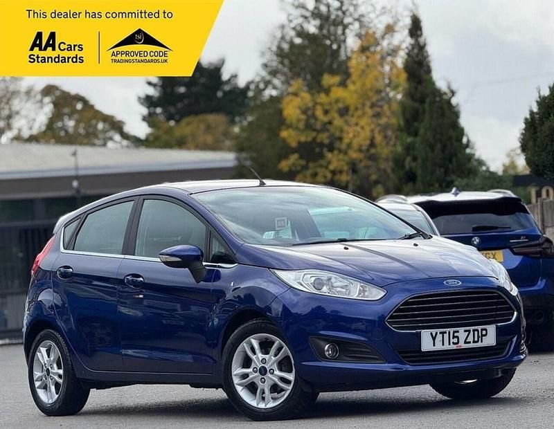 Blue Used 2015 Ford Fiesta Zetec Hatchback | £4,995 (Fair price) - Image 1/3