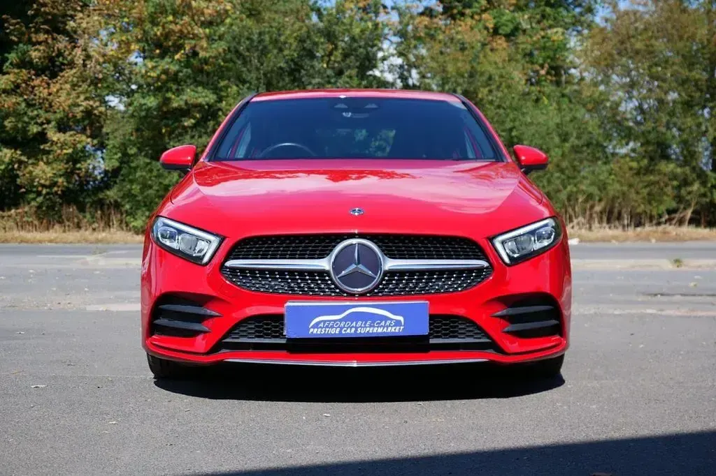 Used Mercedes A200 AMG Line Premium 163 HP (119 kW) 2019 Red Hatchback