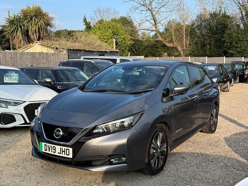 Used Nissan Leaf N-Connecta 110 kW (150 HP) 2019 Grey Hatchback