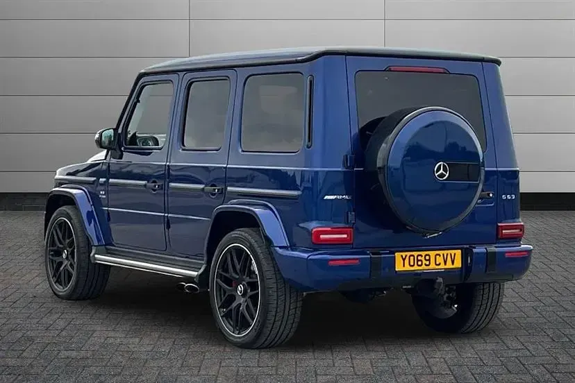 Used Mercedes G63 AMG 585 HP (430 kW) 2020 Brilliant blue SUV