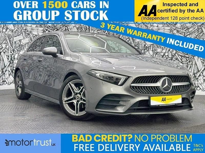 Used Mercedes A180 AMG Line Premium Plus 116 HP (85 kW) 2019 Grey Hatchback