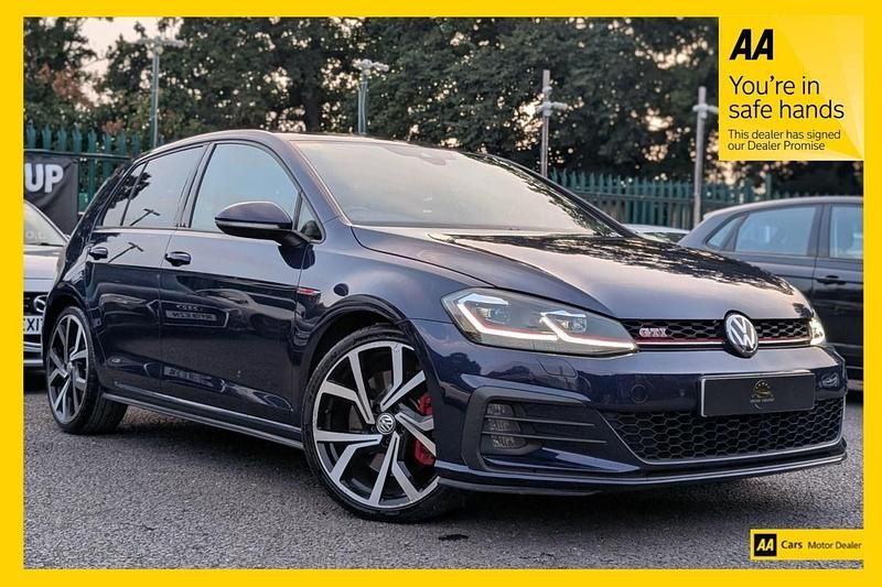 Blue Used 2019 VW Golf VII GTI Hatchback | £18,988 (Good price) - Image 1/4