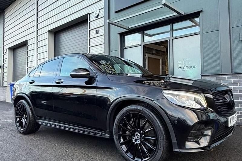 Used Mercedes GLC250 AMG line 2019 Black Coupe