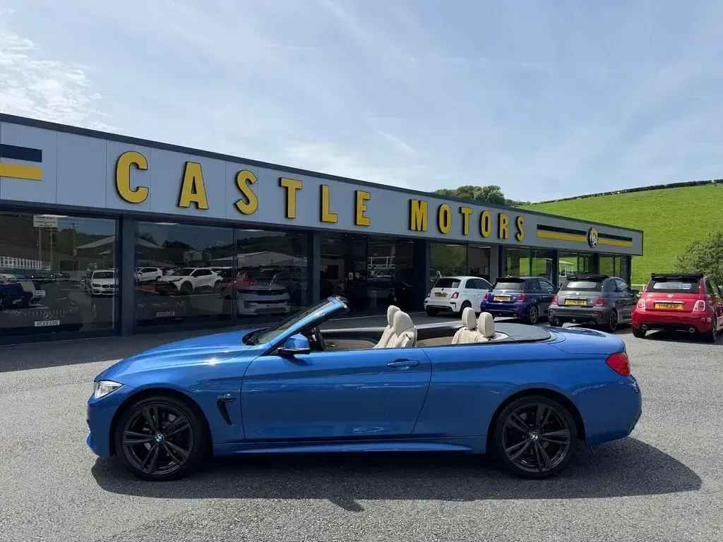 Used BMW 435 M Sport 313 HP (230 kW) 2015 Blue Cabriolet