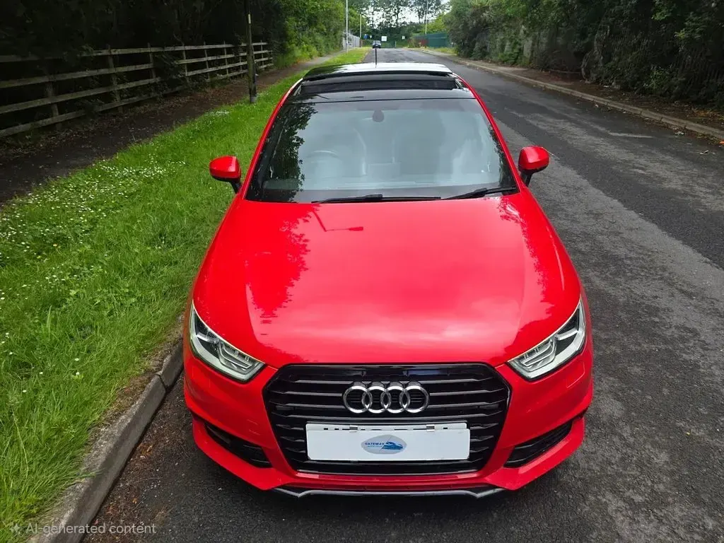 Used Audi A1 Sportback Black Edition 125 HP (91 kW) 2018 Red Hatchback