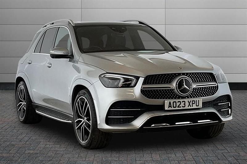 Used Mercedes GLE400 AMG line 330 HP (242 kW) 2023 Hightech silver Estate