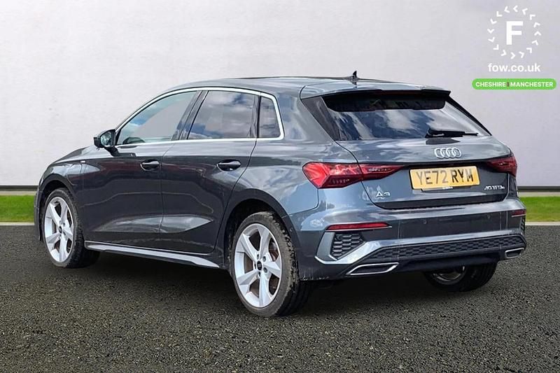 Begagnad Audi A3 Sportback e-tron S-Line 2022 Grå Halvkombi