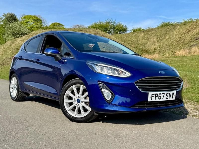 Blue Used 2017 Ford Fiesta Titanium Hatchback | £6,797 (A bit pricey) - Image 1/4