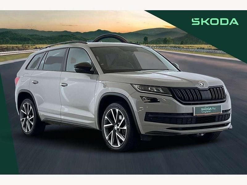 Grey Used 2021 Skoda Kodiaq SportLine SUV | £22,690 (Fair price) - Image 1/3