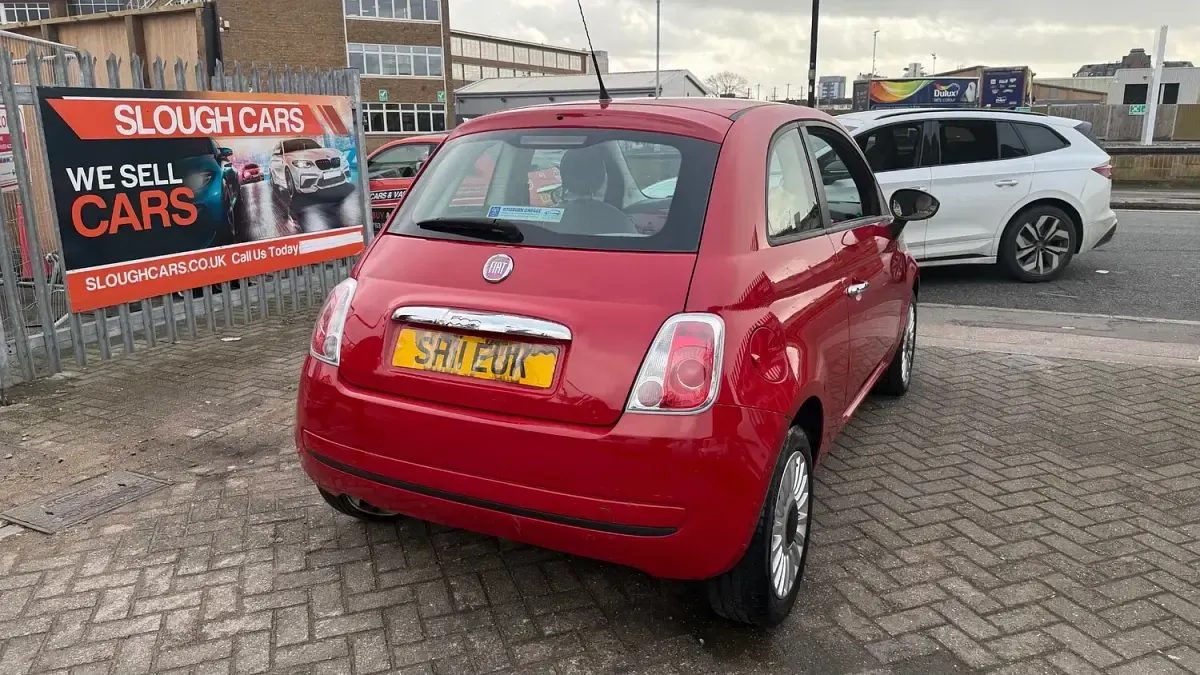 Used Fiat 500 Pop 69 HP (50 kW) 2011 Red Hatchback