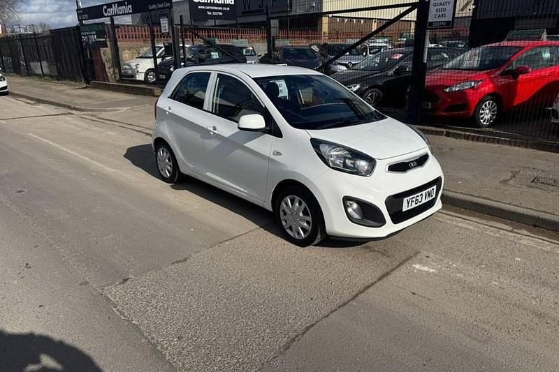 Used Kia Picanto 68 HP (50 kW) 2013 White Hatchback