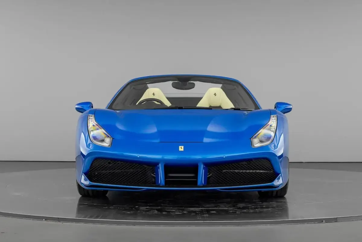 Used Ferrari 488 670 HP (492 kW) 2016 Blue Cabriolet