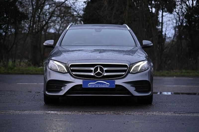 Used Mercedes E220 AMG line 194 HP (142 kW) 2018 Grey Estate