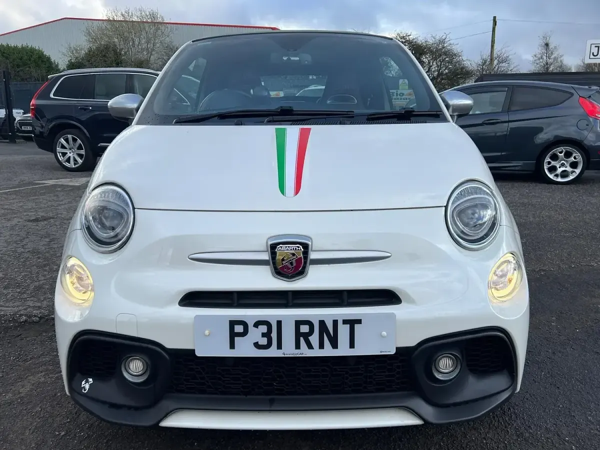 Used Abarth 595 Turismo 165 HP (121 kW) 2017 White Cabriolet