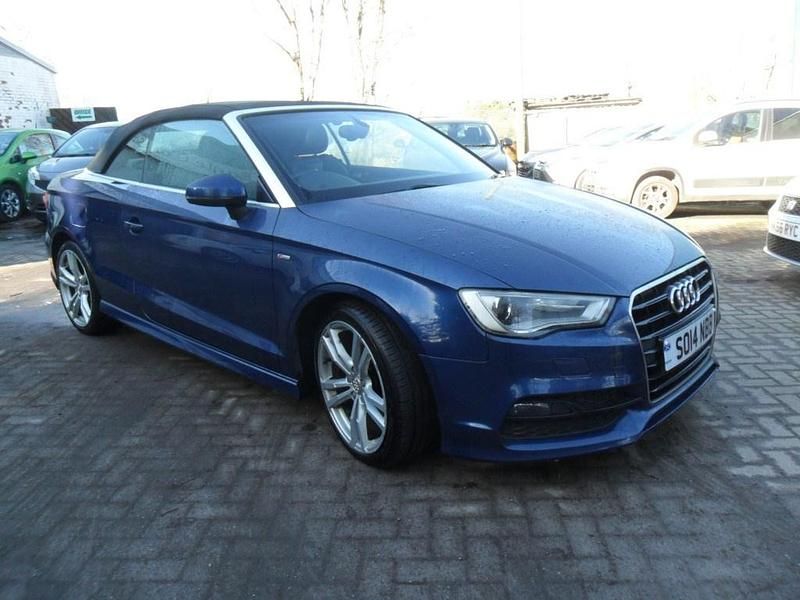 Used Audi A3 Cabriolet S-Line 2014 Blue Cabriolet