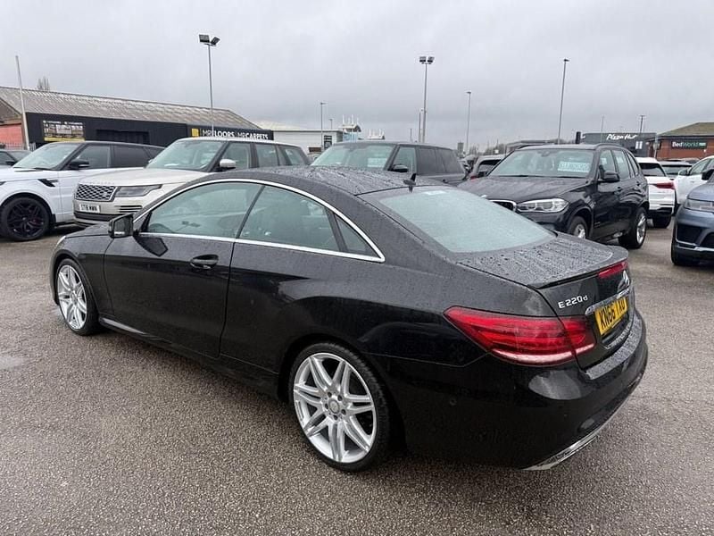 Used Mercedes E220 AMG line 177 HP (130 kW) 2016 Black Coupe