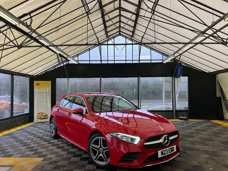 Used Mercedes A200 AMG line 2018 Red Hatchback