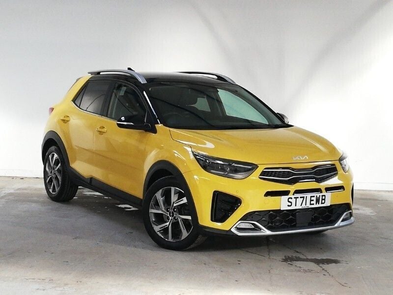 Yellow Used 2021 Kia Stonic 4 SUV | £15,498 (Fair price) - Image 1/4