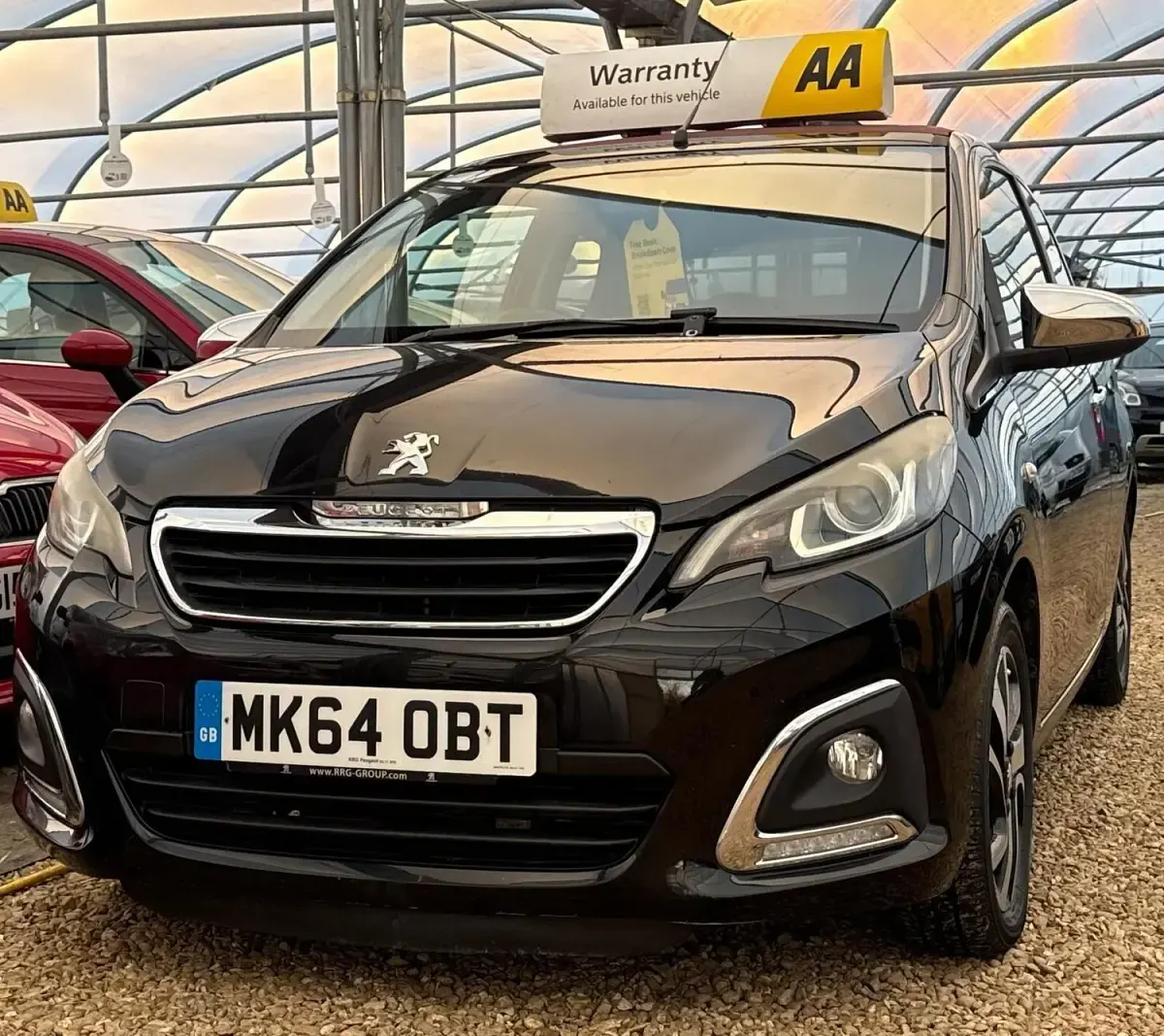 Used Peugeot 108 Allure 82 HP (60 kW) 2014 Black Hatchback