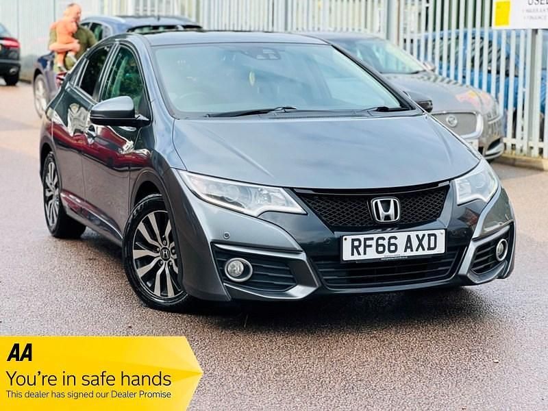 Silver Used 2016 Honda Civic SR Hatchback | £3,495 (Good price) - Image 1/3