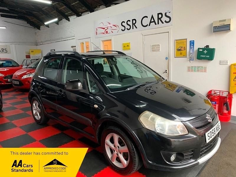 Black Used 2008 Suzuki SX4 GLX SUV | £1,990 (Fair price) - Image 1/4