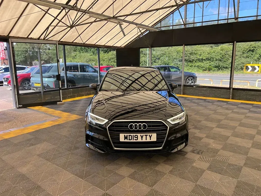 Used Audi A3 Sportback S-Line 2019 Black Hatchback