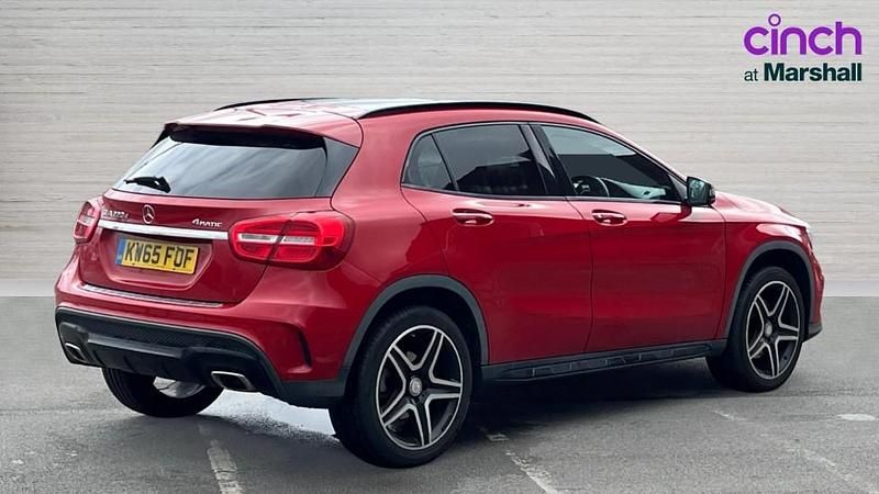 Used Mercedes GLA220 AMG line 177 HP (130 kW) 2016 Red SUV