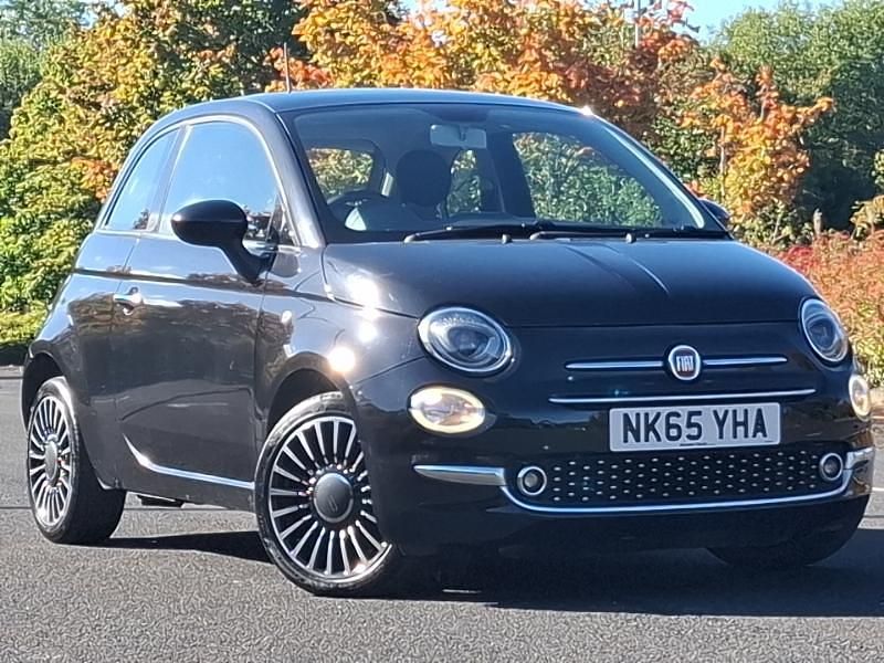 Black Used 2015 Fiat 500 Lounge Hatchback | £6,498 (A bit pricey) - Image 1/4