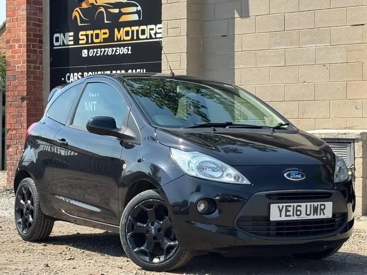 Used Ford Ka Zetec 2016 Black Hatchback