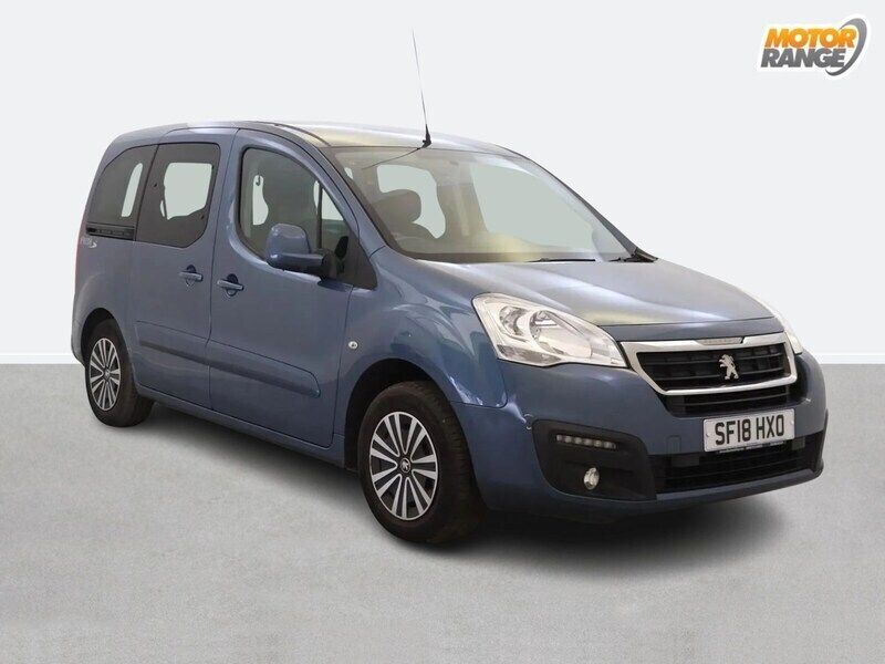 Blue Used 2018 Peugeot Partner Tepee Active MPV | £9,495 (Fair price) - Image 1/4