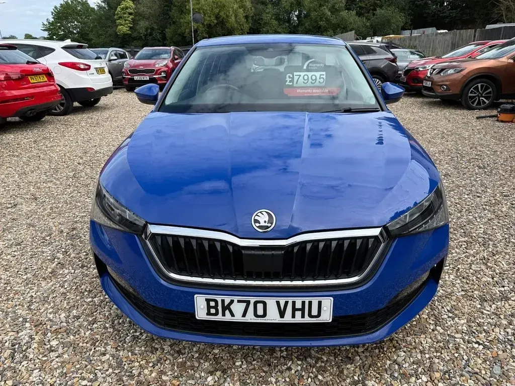 Used Skoda Scala SE 115 HP (84 kW) 2020 Blue Hatchback
