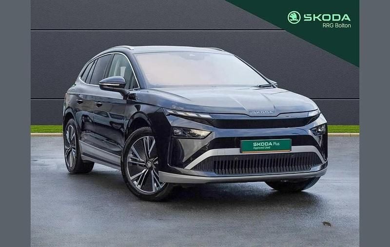 Black magic pearl effect Used 2025 Skoda Enyaq iV SUV | £32,495 (Expensive) - Image 1/4