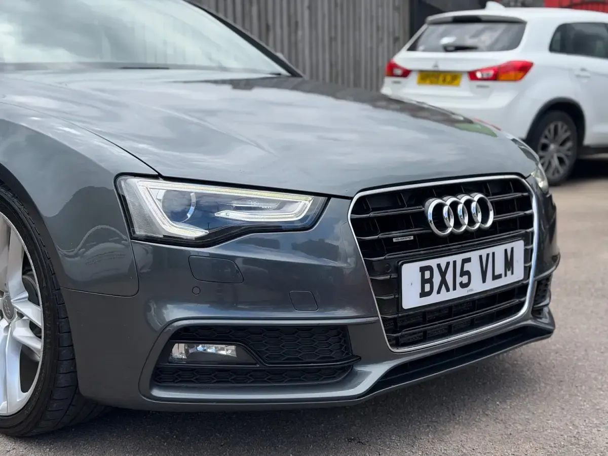 Used Audi A5 S-Line 245 HP (180 kW) 2015 Grey Coupe