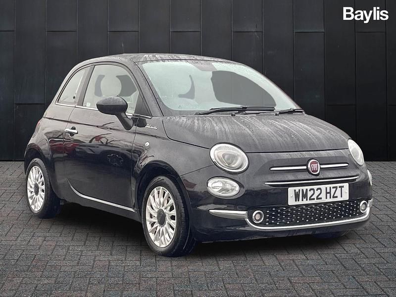 Black Used 2022 Fiat 500 Dolcevita Hatchback | £9,999 (Fair price) - Image 1/3