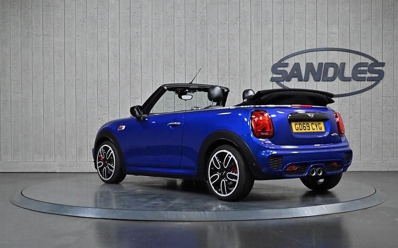 Used Mini John Cooper Works Cabriolet 231 HP (169 kW) 2018 Blue Cabriolet