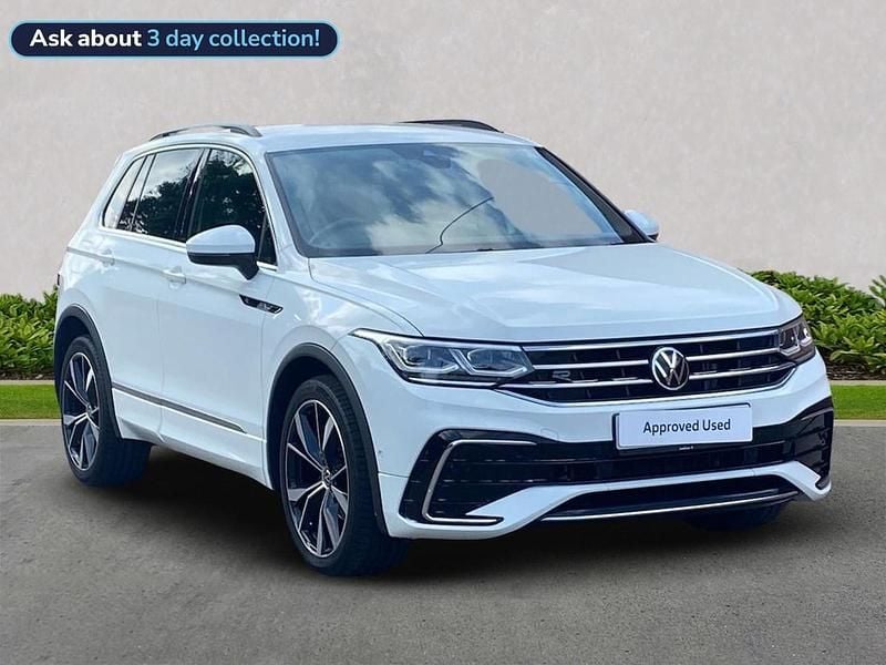 White Used 2022 VW Tiguan R-line SUV | £26,746 (Fair price) - Image 1/4