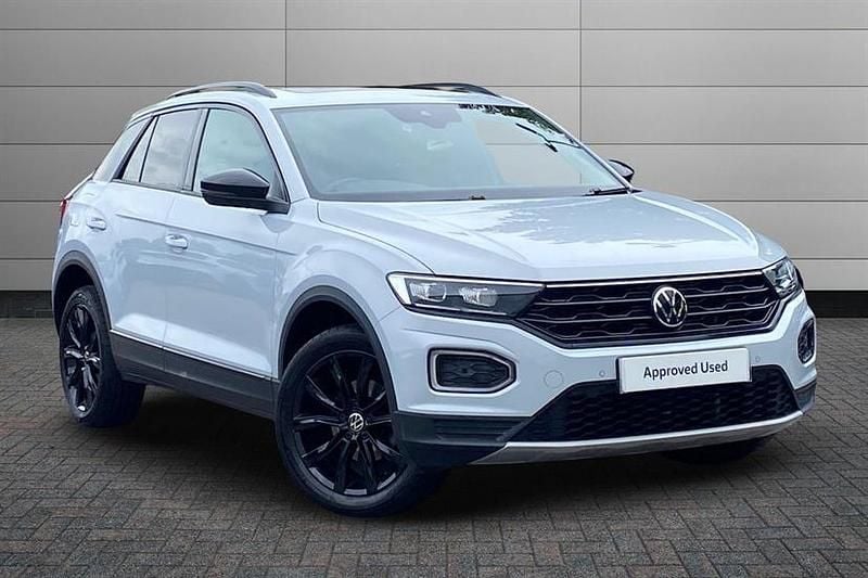 Silver Used 2021 VW T-Roc Black Edition SUV | £18,895 (Fair price) - Image 1/4