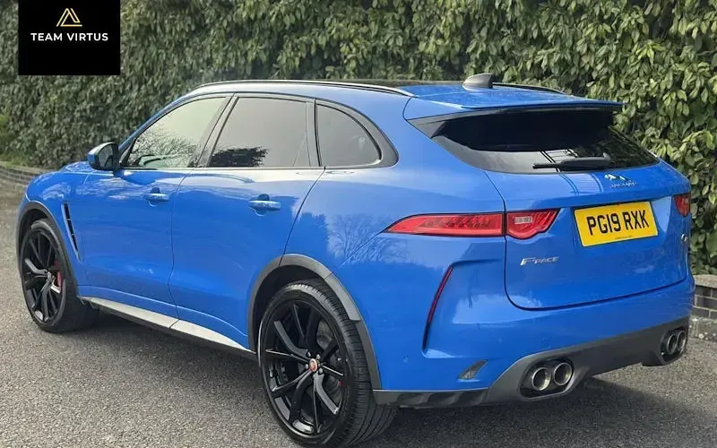 Used Jaguar F-Pace Supercharged 551 HP (405 kW) 2019 Blue SUV