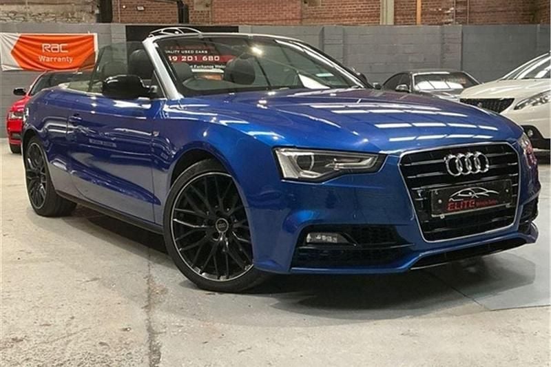 Blue Used 2016 Audi A5 Cabriolet S-Line Cabriolet | £8,250 (Fair price) - Image 1/4