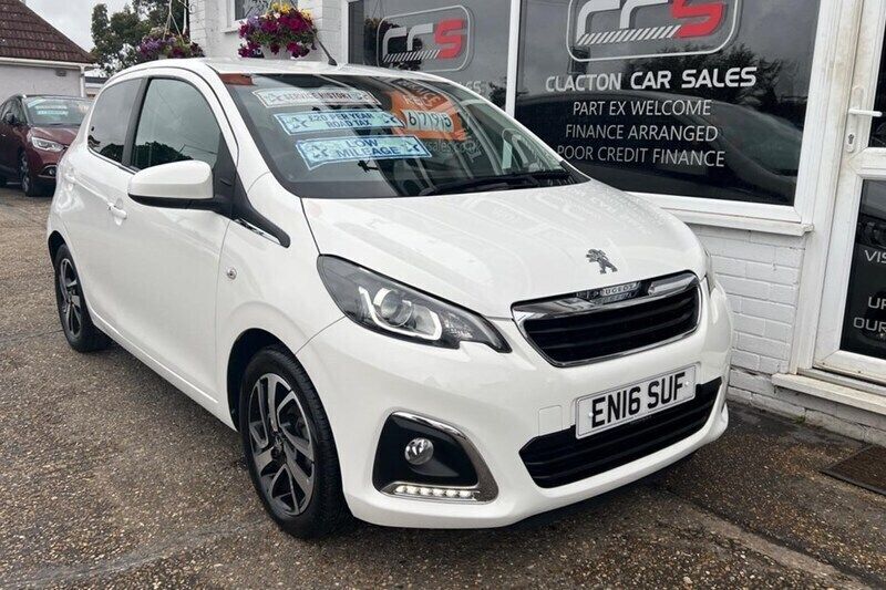 White Used 2016 Peugeot 108 Allure Hatchback | £6,795 (Fair price) - Image 1/1