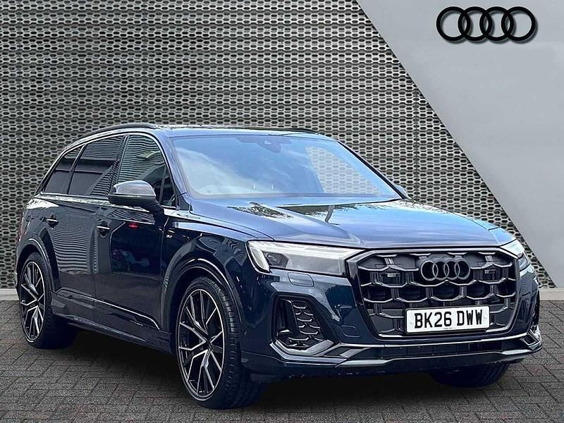 Ny Audi Q7 Black Edition 2026 Blå SUV