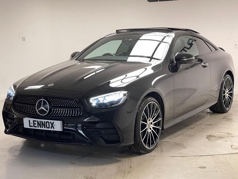 Used Mercedes E450 AMG line 2021 Black Coupe